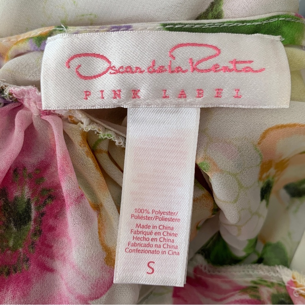 Oscar De La Renta Pink Label Floral Nightgown - Picture 5 of 9